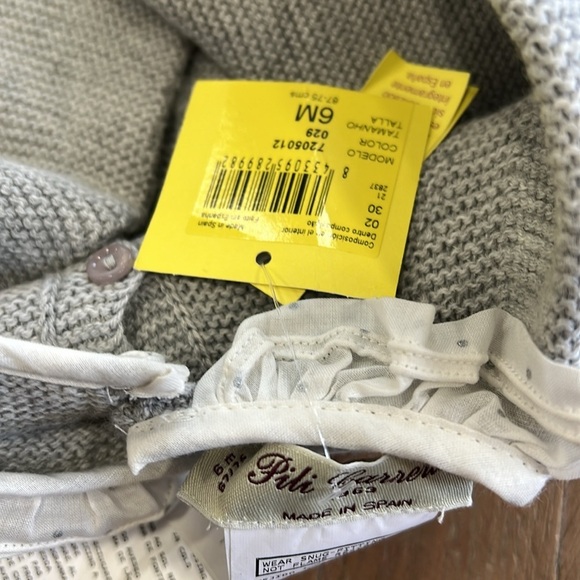 Pili Carrera Spanish gray knit sweater - Picture 5 of 5